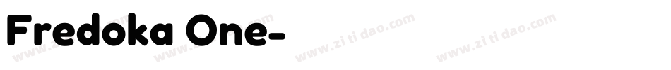 Fredoka One字体转换